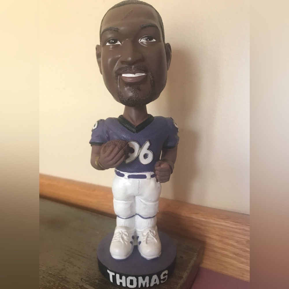 NFL Baltimore Ravens Football #96 Thomas Bobblehead